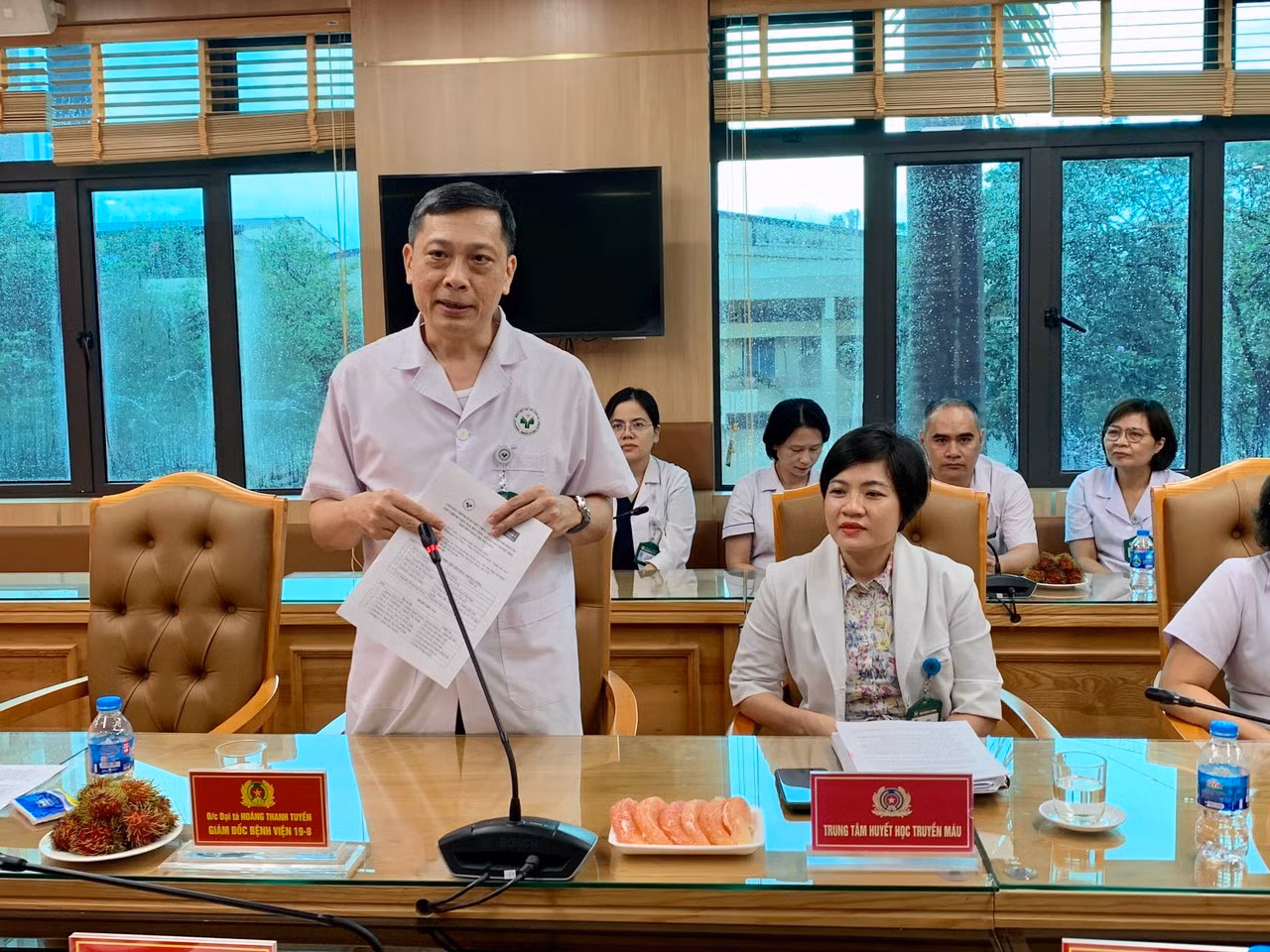 Ký kết tác chuyên môn giữa Bệnh viện 19-8 và Viện Huyết học – Truyền máu Trung ương -0