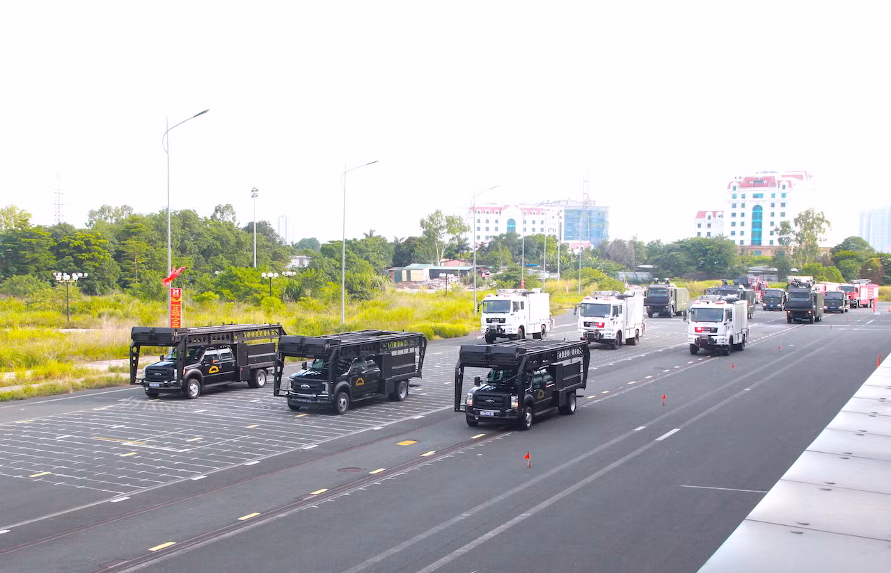 Ngắm phương tiện đặc chủng của CAND tham gia diễu binh, diễu hành kỷ niệm 80 năm Quốc khánh -4