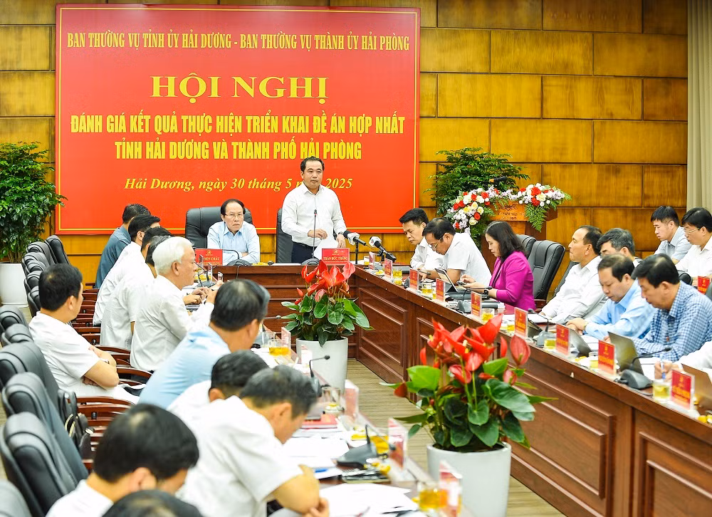 Đẩy nhanh tiến độ thực hiện các công việc phục vụ hợp nhất tỉnh Hải Dương và TP Hải Phòng -0