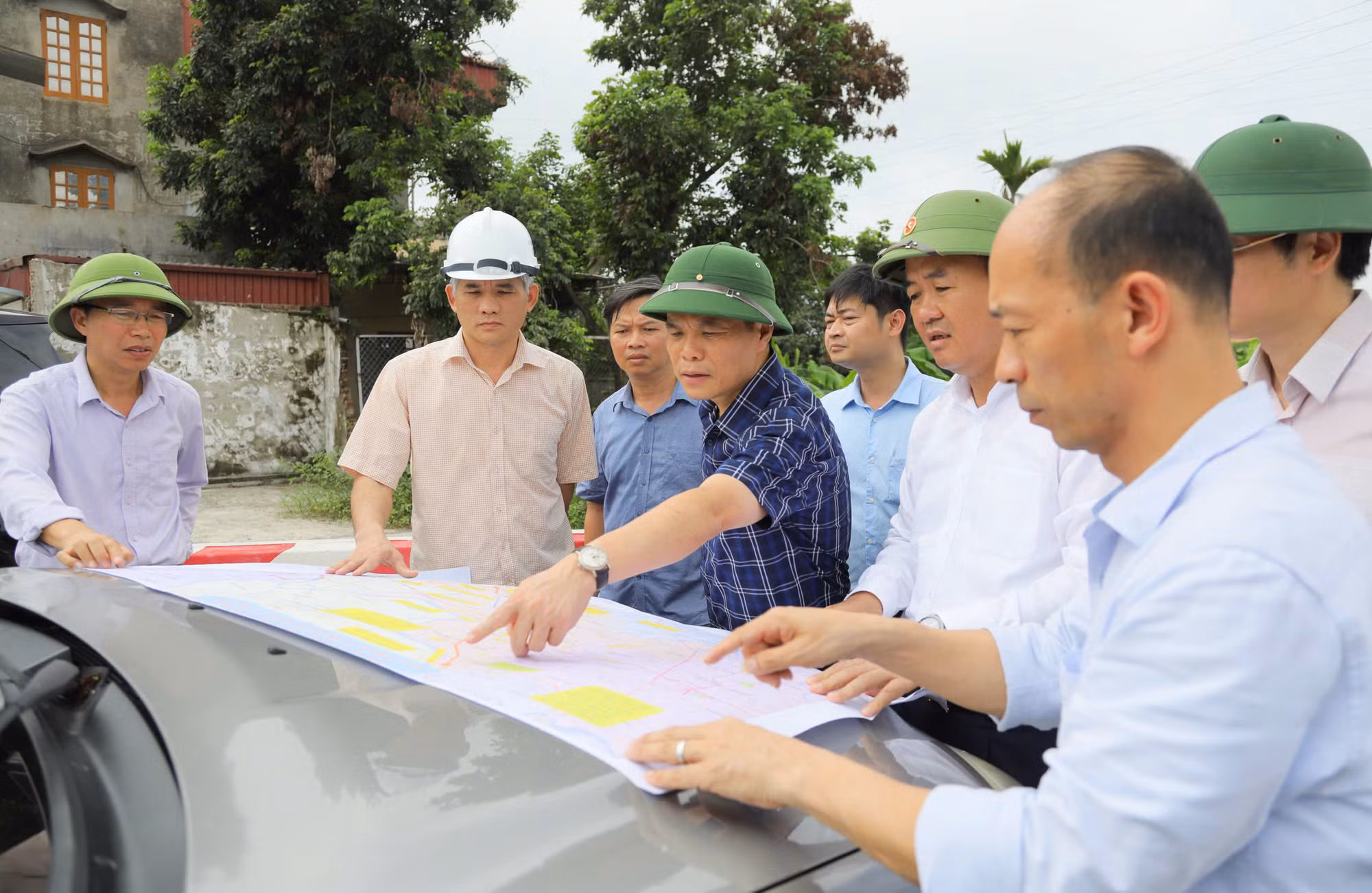 Chủ tịch UBND tỉnh Hải Dương Lê Ngọc Châu kiểm tra tiến độ một số dự án đầu tư công trên địa bàn tỉnh -0