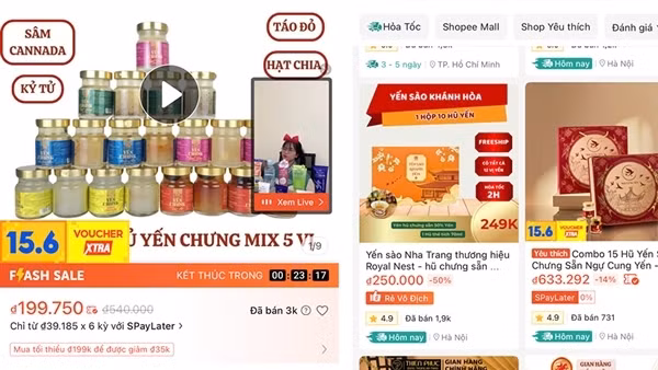 “Ma trận” hàng giả, hàng nhái yến sào