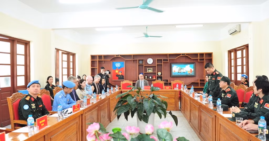Phó tổng thư ký Liên hợp quốc đến thăm và làm việc&nbsp;với Văn phòng thường trực Bộ Công an về gìn giữ hòa bình Liên hợp quốc -0