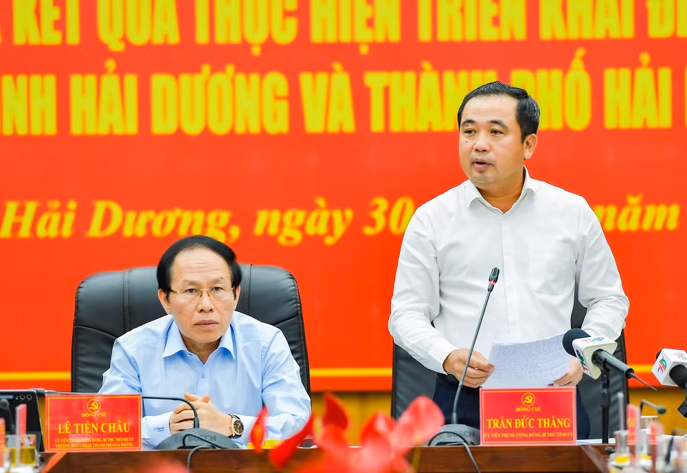 Đẩy nhanh tiến độ thực hiện các công việc phục vụ hợp nhất tỉnh Hải Dương và TP Hải Phòng -0