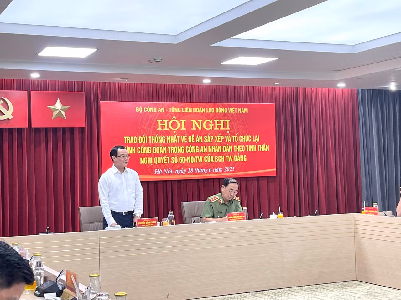 Khẩn trương hoàn thiện Đề án sắp xếp, tổ chức lại mô hình Công đoàn trong CAND -0