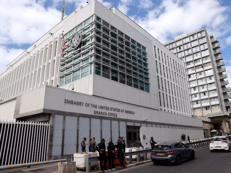 Sứ quán Mỹ ở Tel Aviv bị hư hại vì hỏa lực Iran -0