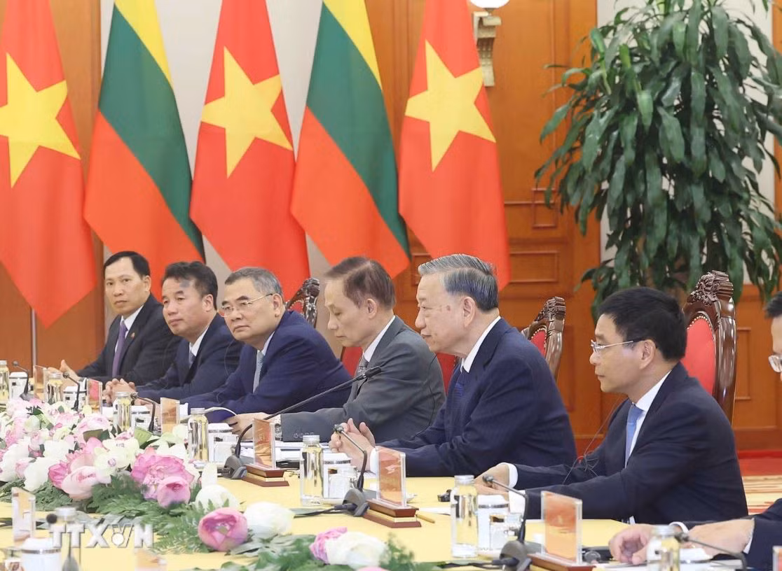 Tổng Bí thư: Thúc đẩy quan hệ song phương Việt Nam-Litva phát triển mạnh mẽ, thực chất -0