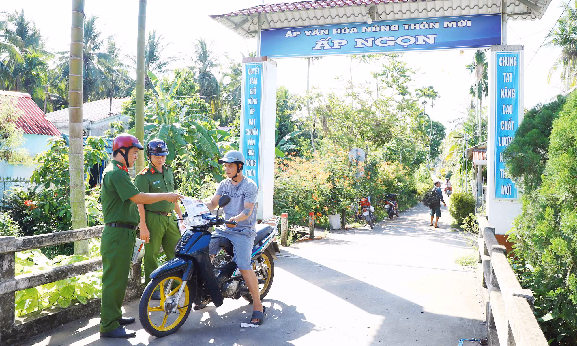 Giữ vững ANTT, bảo đảm phát triển bền vững nông thôn mới kiểu mẫu -0