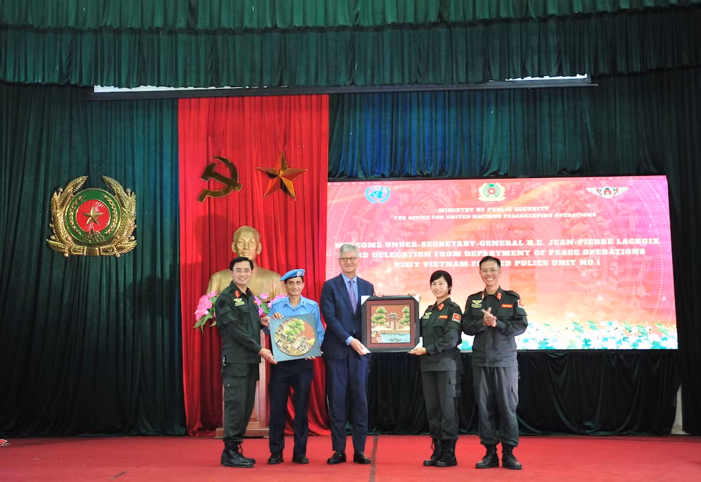 Phó tổng thư ký Liên hợp quốc đến thăm và làm việc&nbsp;với Văn phòng thường trực Bộ Công an về gìn giữ hòa bình Liên hợp quốc -0
