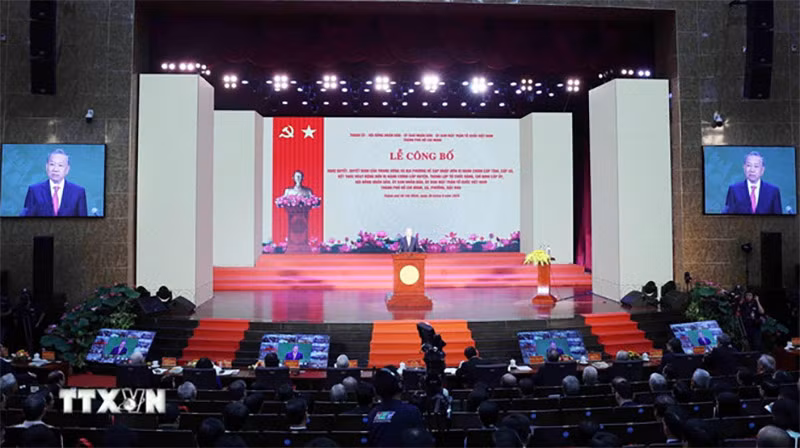 Tổng Bí thư Tô Lâm: Hợp nhất không gian không phải là sự cộng gộp đơn thuần -0