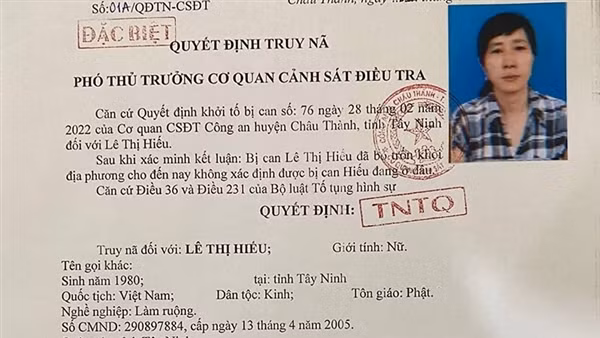 Truy nã đặc biệt “nữ quái” buôn bán hàng cấm