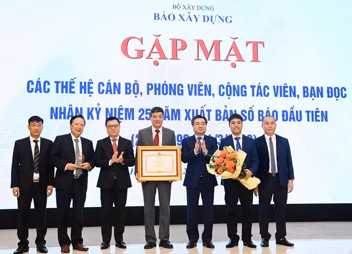 Báo Xây dựng kỷ niệm 25 năm xuất bản số báo đầu tiên -0