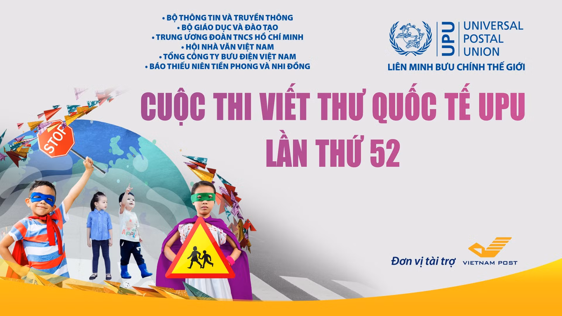 Kéo dài thời hạn nhận bài tham dự Cuộc thi Viết thư Quốc tế UPU lần thứ 52 -0
