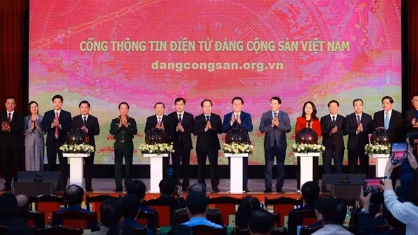 Khai trương Cổng thông tin điện tử Đảng Cộng sản Việt Nam