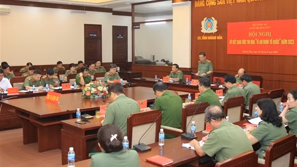 Đẩy mạnh phong trào thi đua vì An ninh Tổ quốc tại Cụm thi đua số 7
