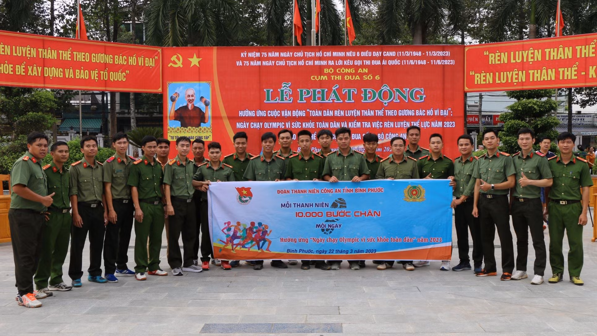 Sôi nổi hoạt động rèn luyện sức khỏe tại Cụm thi đua số 6 -0