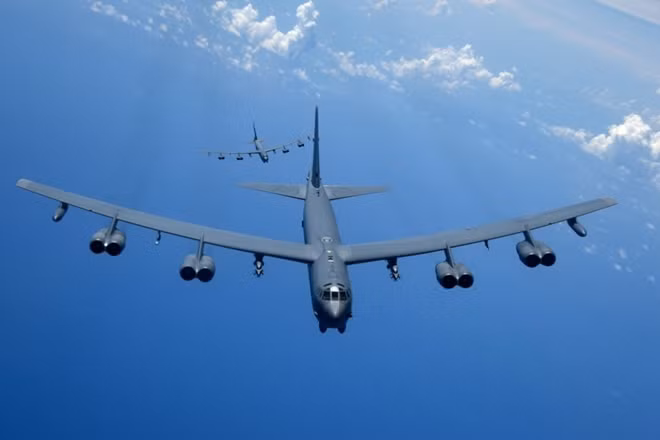 Máy bay B-52 của quân đội Mỹ. Ảnh: USAF