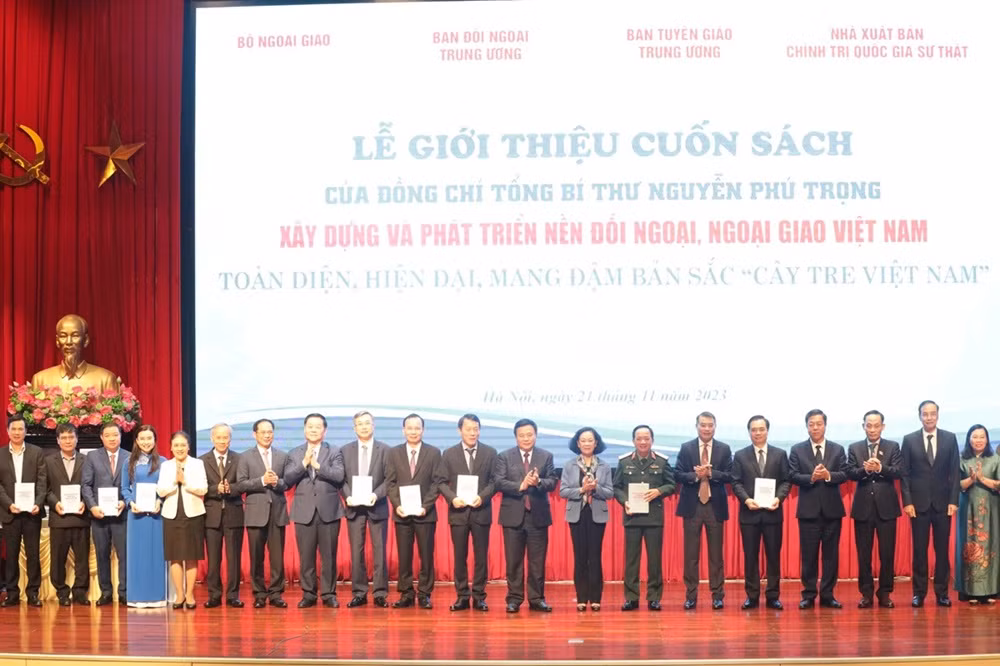 Ra mắt cuốn sách của Tổng Bí thư Nguyễn Phú Trọng về đường lối đối ngoại, ngoại giao Việt Nam -0