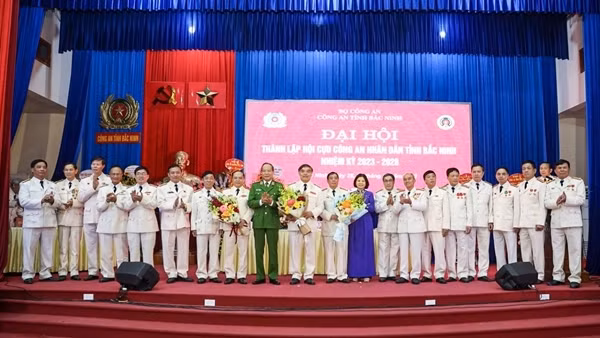 Đại hội thành lập Hội Cựu CAND tỉnh Bắc Ninh nhiệm kỳ 2023-2028