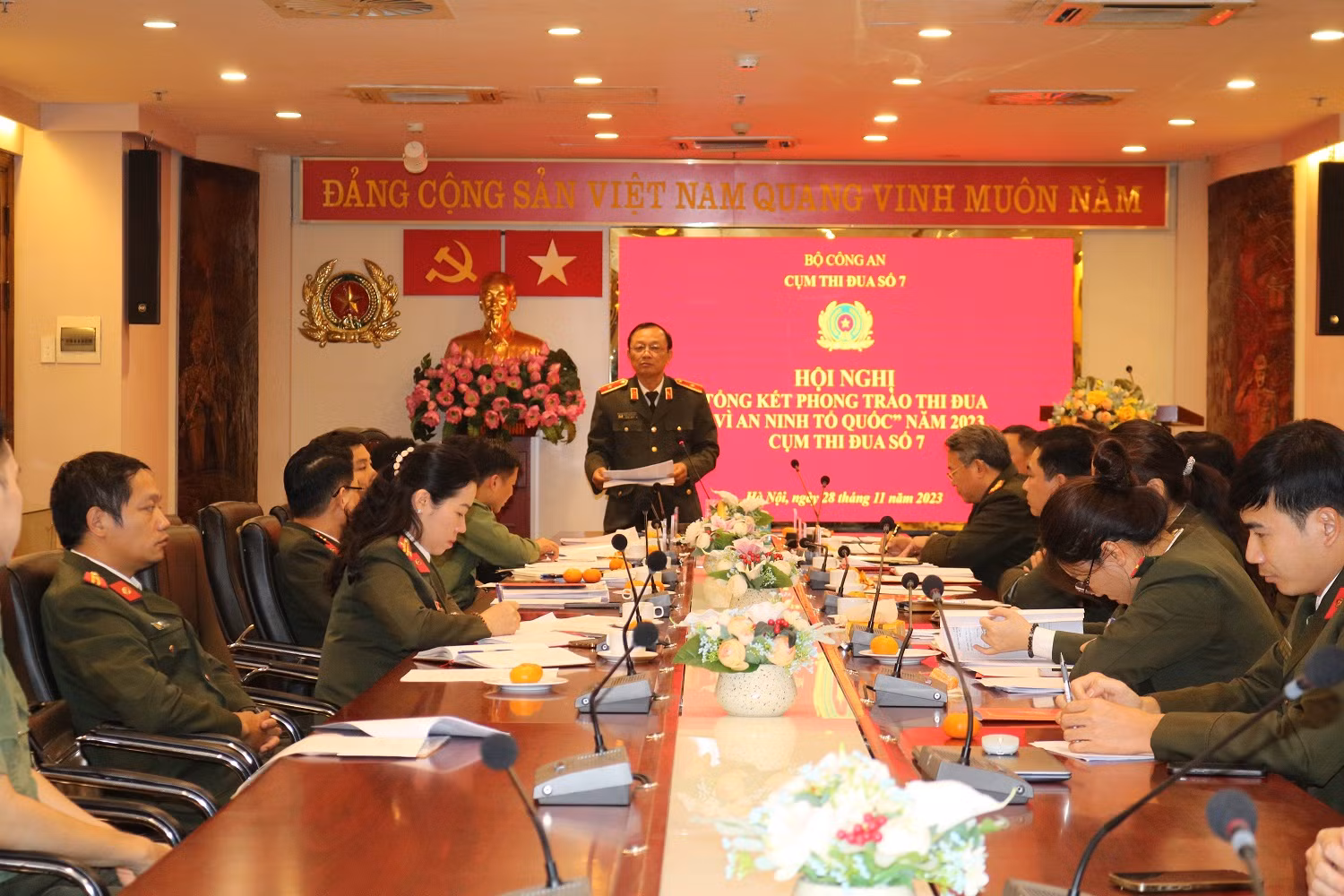 Cụm thi đua số 7 - Bộ Công an hoàn thành vượt mức nhiều chỉ tiêu quan trọng -0