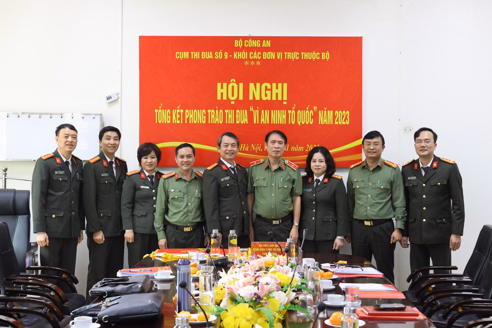 Cụm thi đua số 9 Bộ Công an hoàn thành vượt mức nhiều chỉ tiêu năm 2023. -0