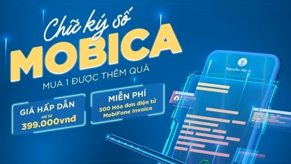 Ký số an toàn tiện lợi với ưu đãi lớn từ MOBIFONE CA