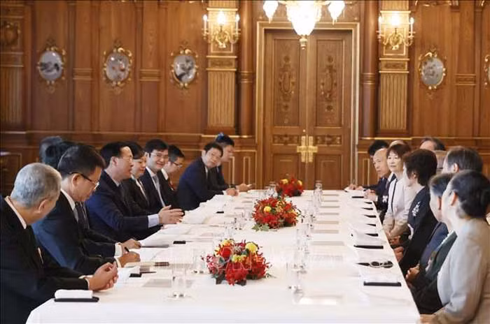 Chủ tịch nước gặp gỡ các gia đình tham gia Chương trình giao lưu thanh niên Việt Nam – Nhật Bản -0