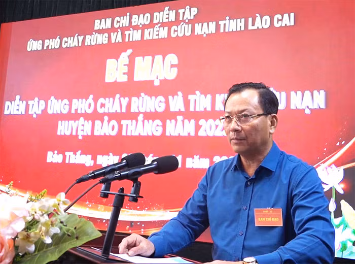 Lào Cai chủ động các phương án phòng, chống cháy rừng và tìm kiếm cứu nạn -0