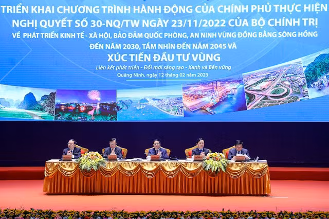 Vùng Đồng bằng sông Hồng phải dẫn dắt quá trình cơ cấu lại nền kinh tế và chuyển đổi mô hình tăng trưởng của cả nước -0