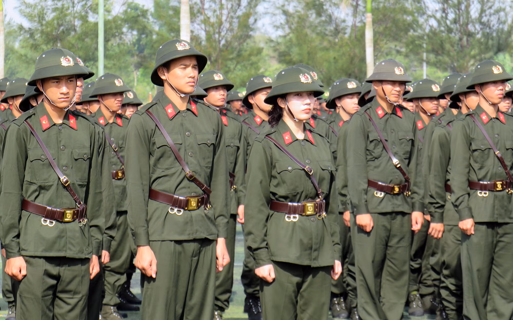 Khai giảng khóa huấn luyện công dân thực hiện nghĩa vụ tham gia CAND năm 2023 -0