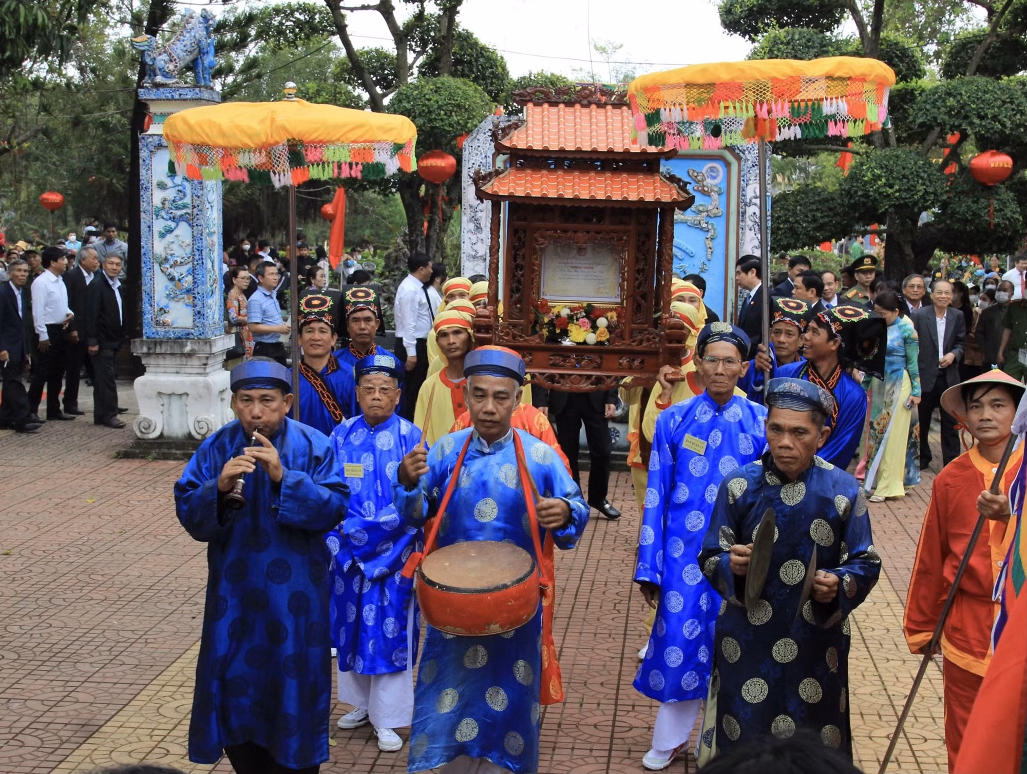 Lễ hội Chùa Bà - Cảng thị Nước Mặn là di sản văn hoá phi vật thể Quốc gia -0