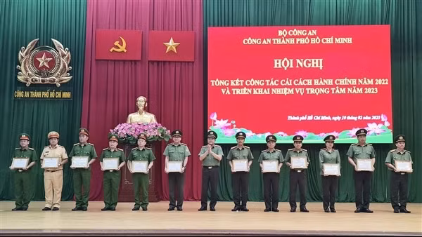 Công an TP Hồ Chí Minh: Chỉ số cải cách hành chính xếp loại xuất sắc