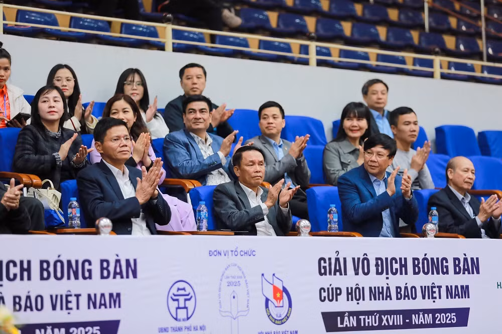 Khai mạc Giải Vô địch Bóng bàn Cúp Hội Nhà báo Việt Nam, lần thứ XVIII – năm 2025 -0