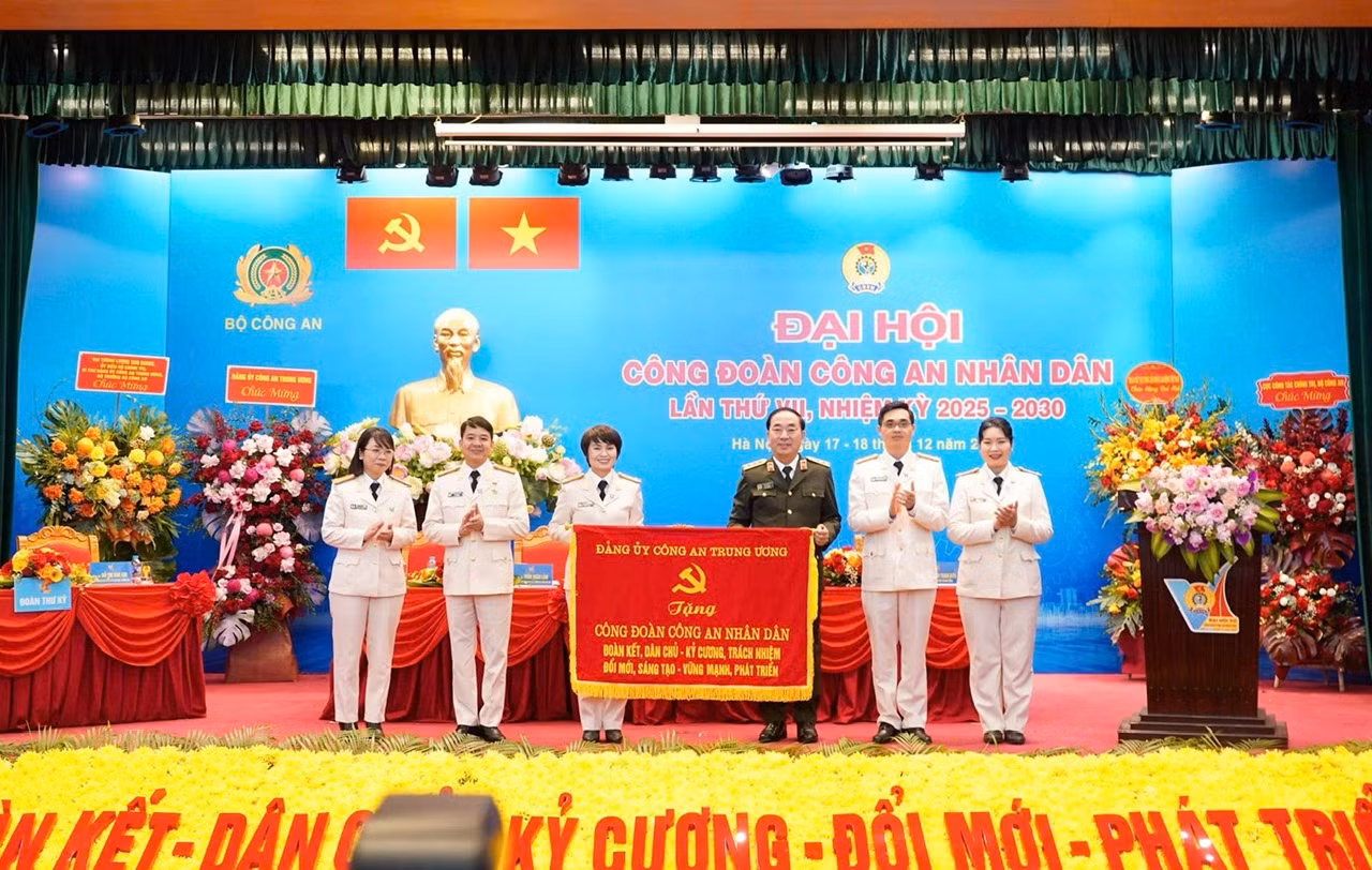 Phiên trọng thể Đại hội đại biểu Công đoàn CAND lần thứ VII -0