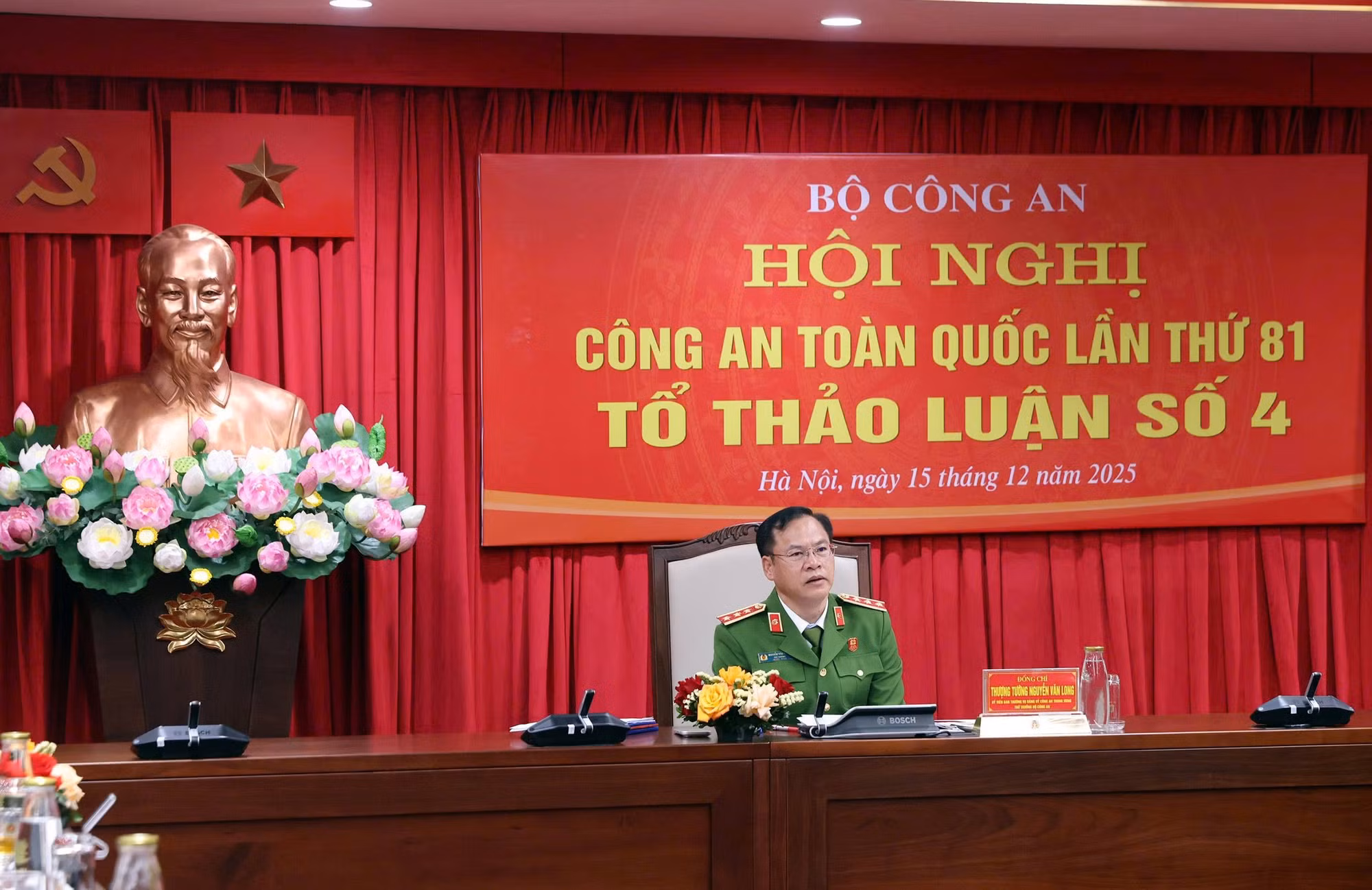 Phát huy dân chủ, trí tuệ phiên thảo luận tổ Hội nghị Công an toàn quốc lần thứ 81 -1
