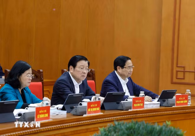 Tổng Bí thư: Tạo hành lang pháp lý thuận lợi nhất để thúc đẩy phát triển đất nước -0