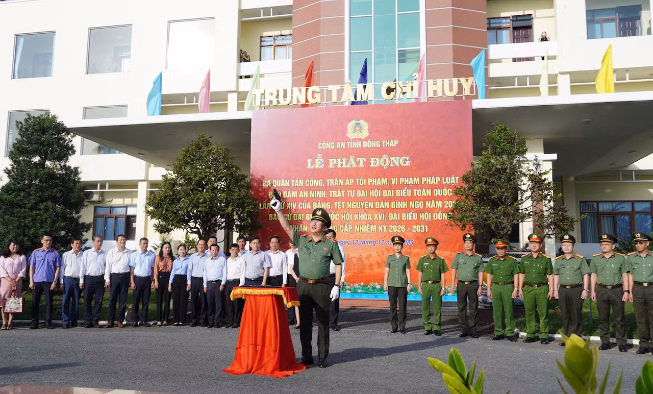 Công an các tỉnh, thành Tây Nam bộ ra quân cao điểm tấn công trấn áp tội phạm -0