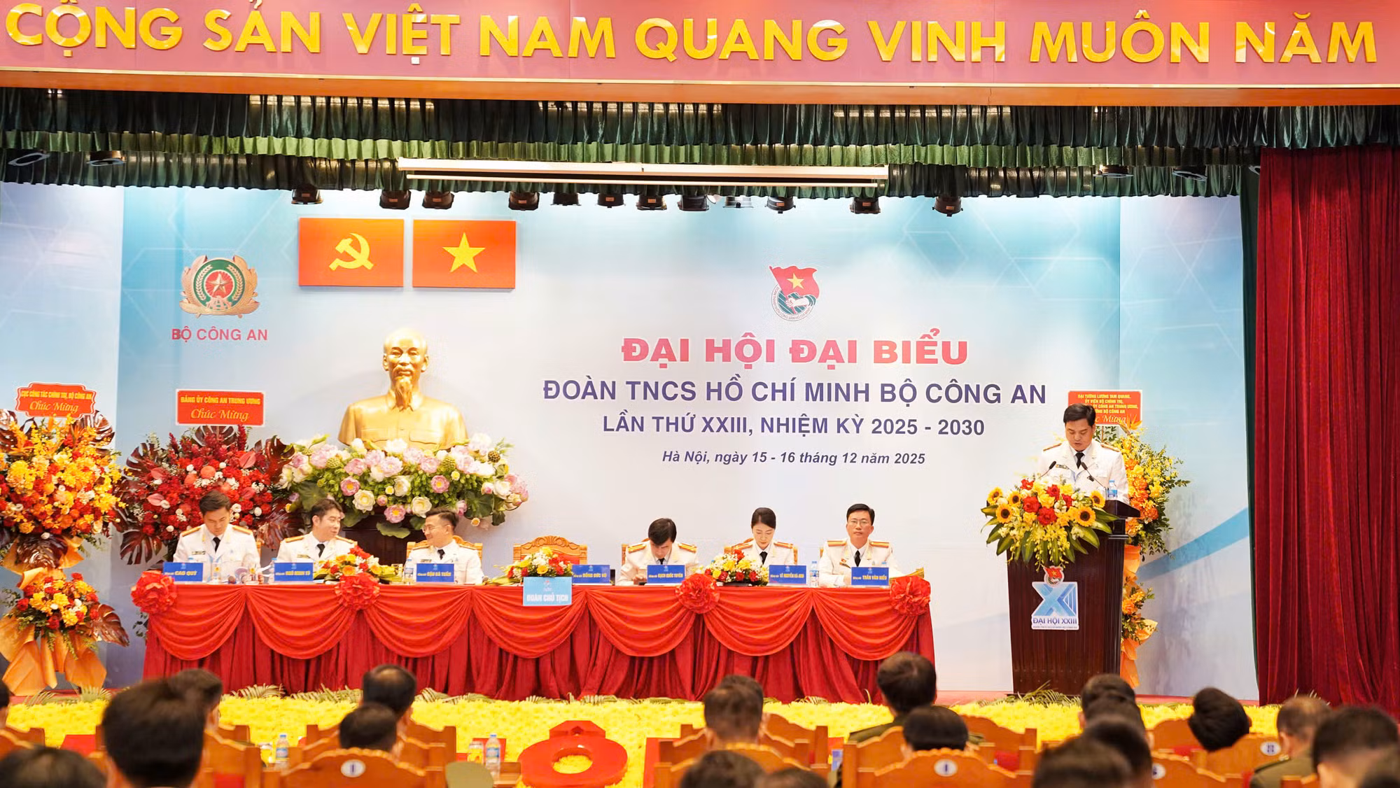 Khai mạc Đại hội Đoàn Thanh niên Bộ Công an lần thứ XXIII -0