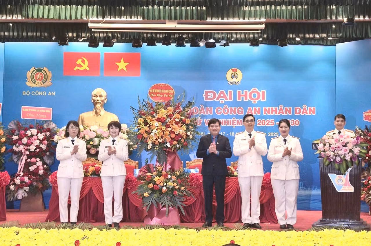 Phiên trọng thể Đại hội đại biểu Công đoàn CAND lần thứ VII -0