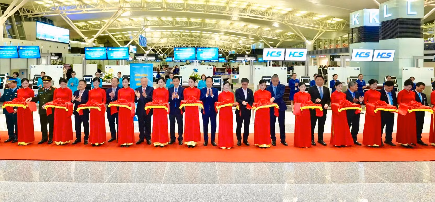 Chính thức khánh thành mở rộng nhà ga Quốc tế T2 Nội Bài -0