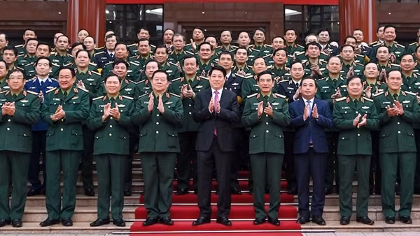 Chủ tịch nước Lương Cường dự Hội nghị Quân chính toàn quân