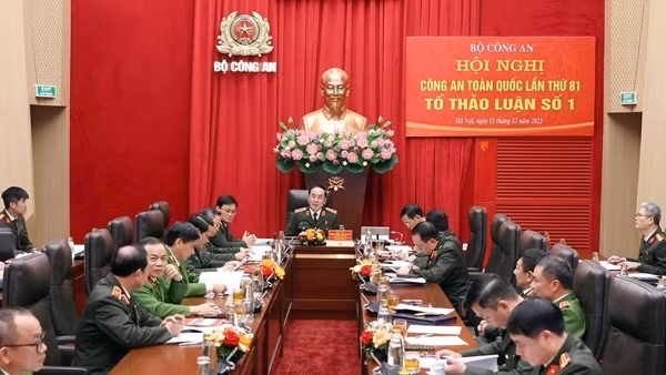 Phát huy dân chủ, trí tuệ phiên thảo luận tổ Hội nghị Công an toàn quốc lần thứ 81