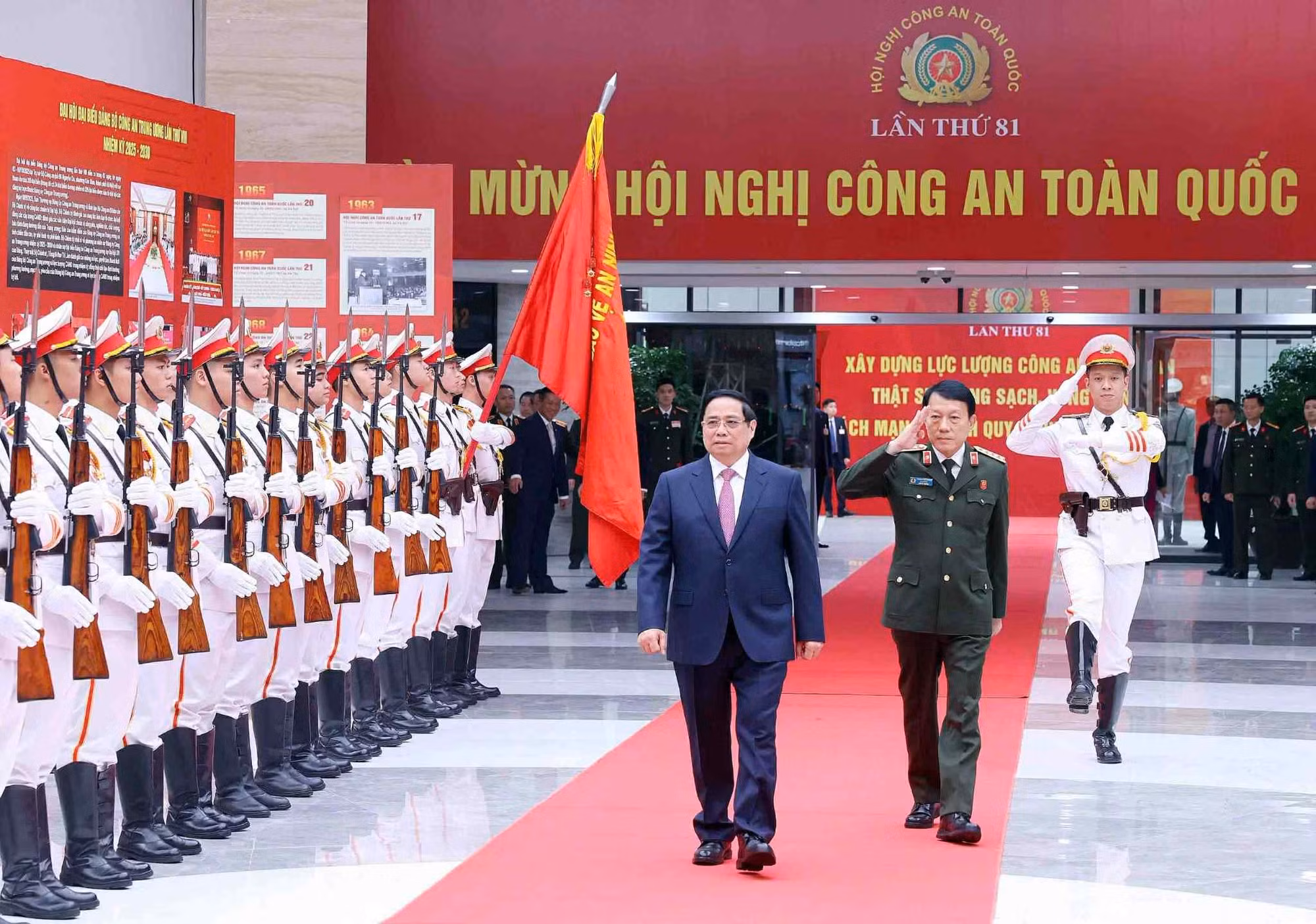 Thủ tướng Chính phủ Phạm Minh Chính dự Hội nghị Công an toàn quốc lần thứ 81 -0