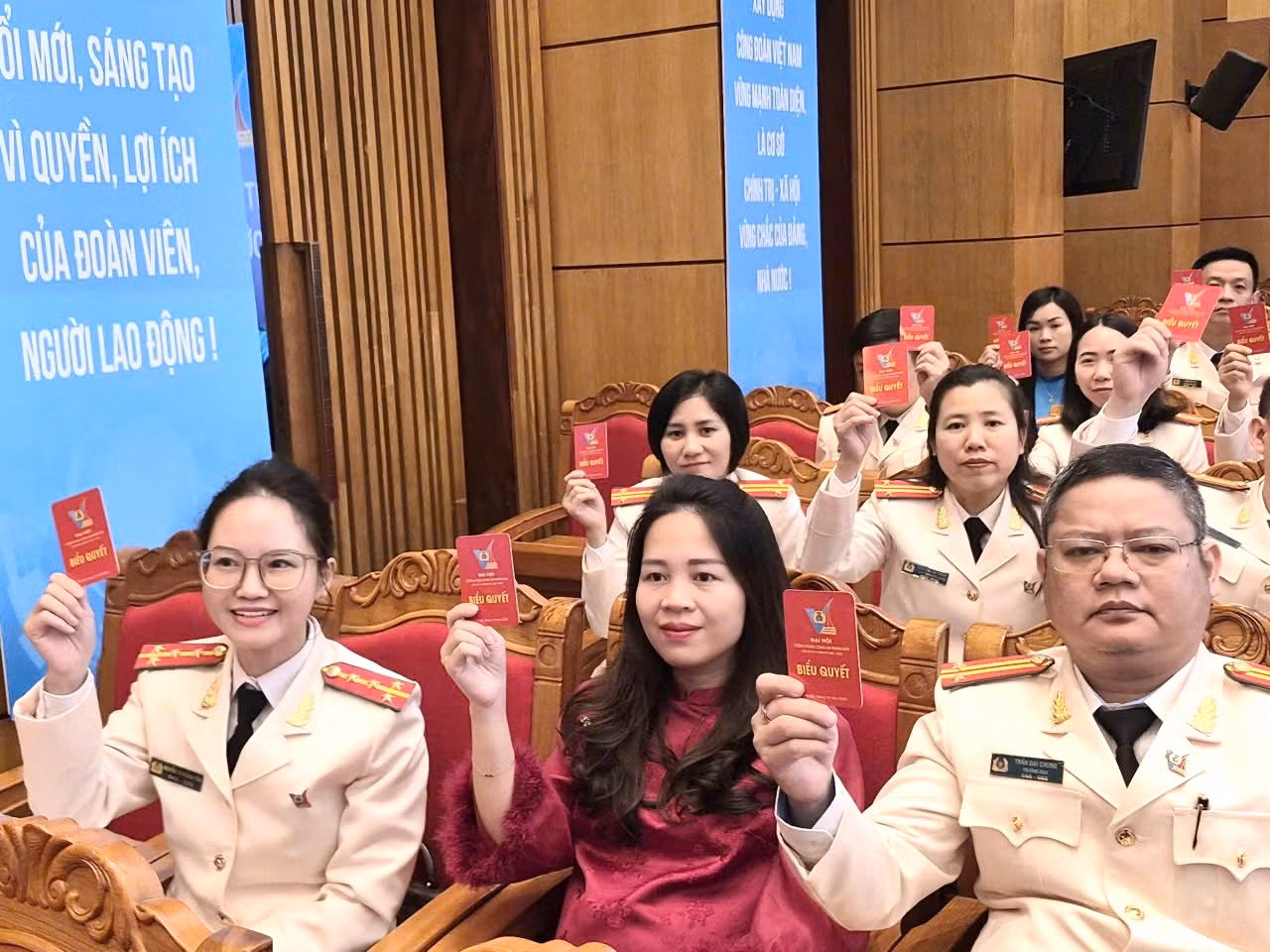 Phiên trọng thể Đại hội đại biểu Công đoàn CAND lần thứ VII -0