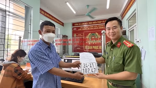 Hiệu quả tích cực từ việc đăng ký xe tại Công an xã ảnh 3