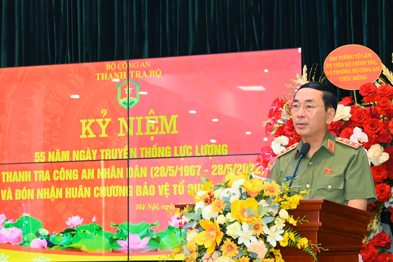 Thanh tra Bộ Công an đón nhận Huân chương Bảo vệ Tổ quốc hạng Nhì -0