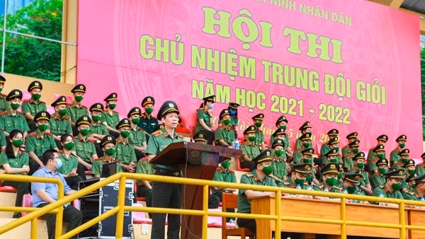 Học viện ANND tổ chức Hội thi Chủ nhiệm trung đội giỏi