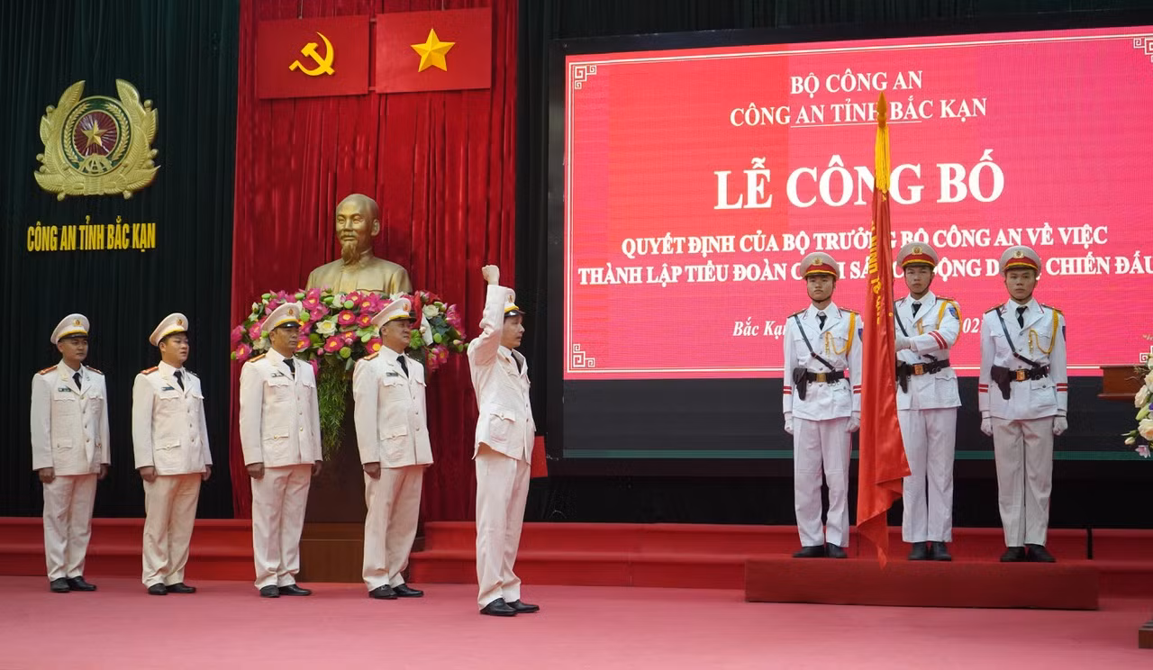 Công an tỉnh Bắc Kạn thành lập Tiểu đoàn CSCĐ dự bị chiến đấu -0