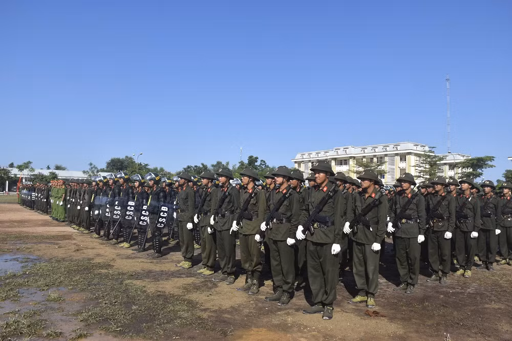 Hơn 940 tân binh hoàn thành khóa huấn luyện công dân thực hiện nghĩa vụ tham gia CAND -0