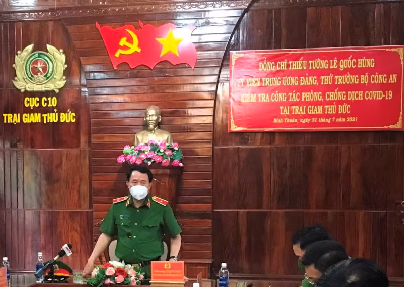 Giữ vững an ninh an toàn, không để dịch xâm nhập vào trại giam -0