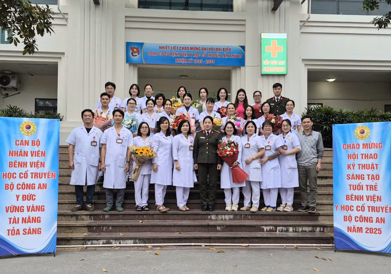 Sôi nổi hội thao Kỹ thuật sáng tạo tuổi trẻ ngành y tế cấp cơ sở Bệnh viện&nbsp;Y học cổ truyền Bộ Công an -0